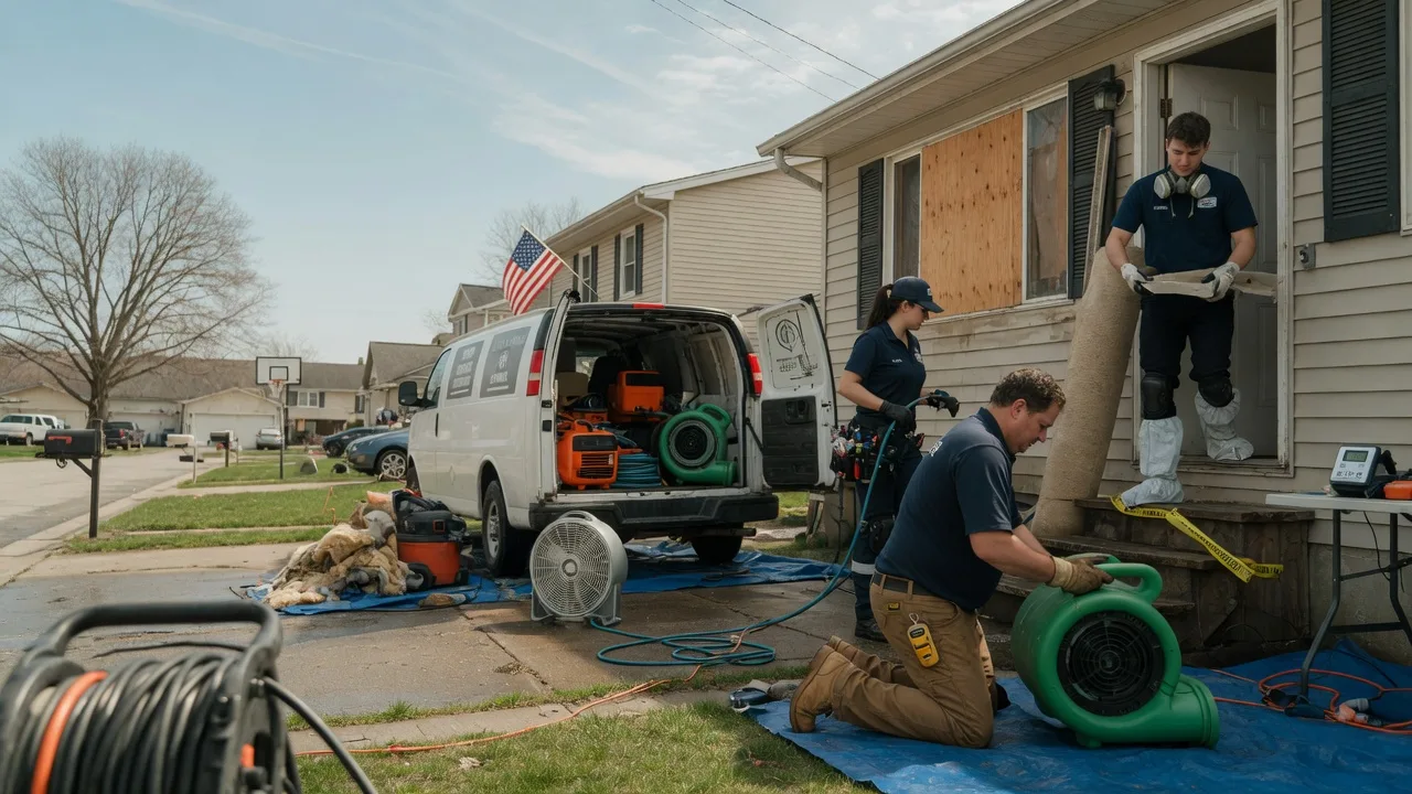 Water Damage Restoration in Lawrence, MS near me
